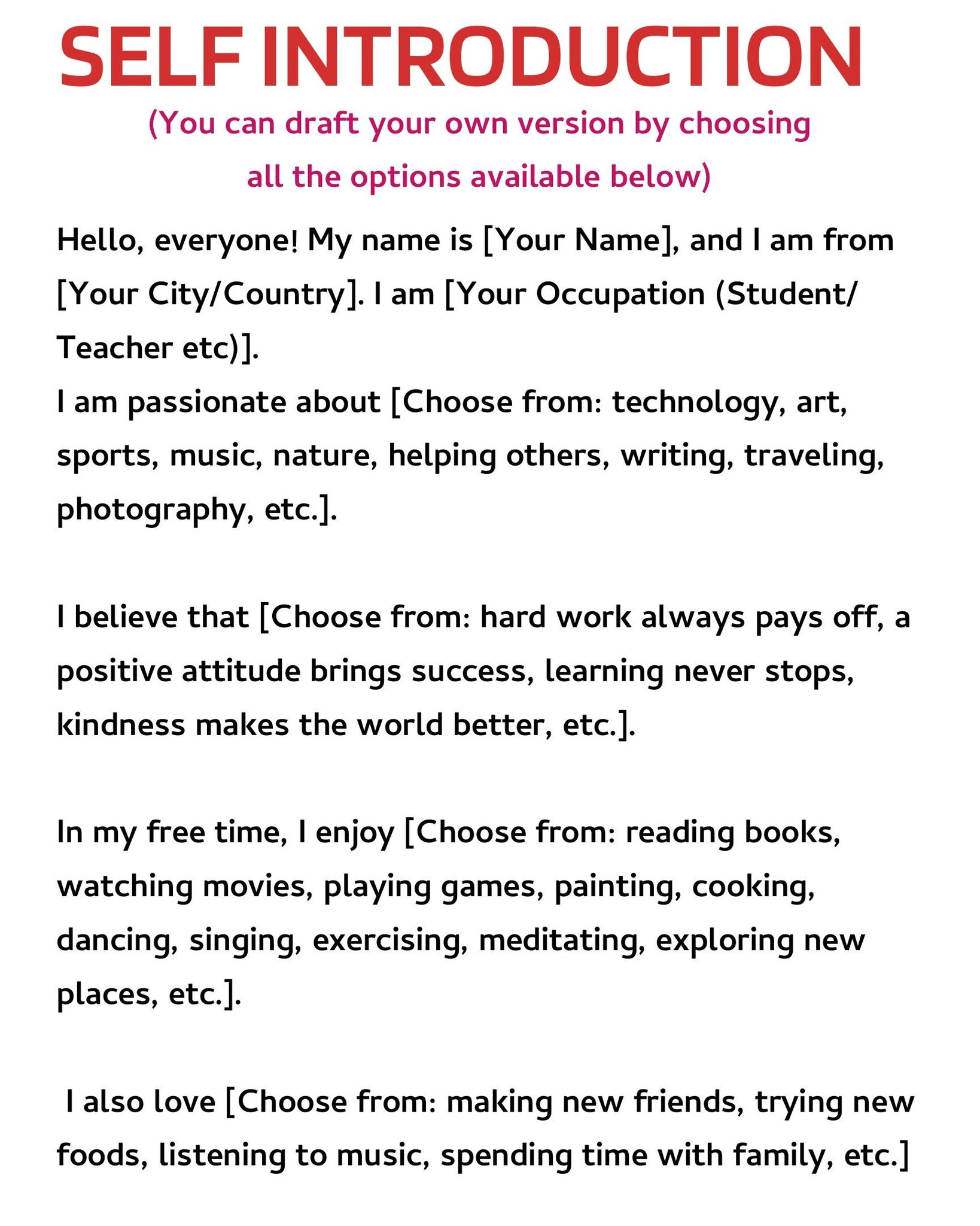 Learning - How To Give An Introduction In English 🗣️ . . . . # ...