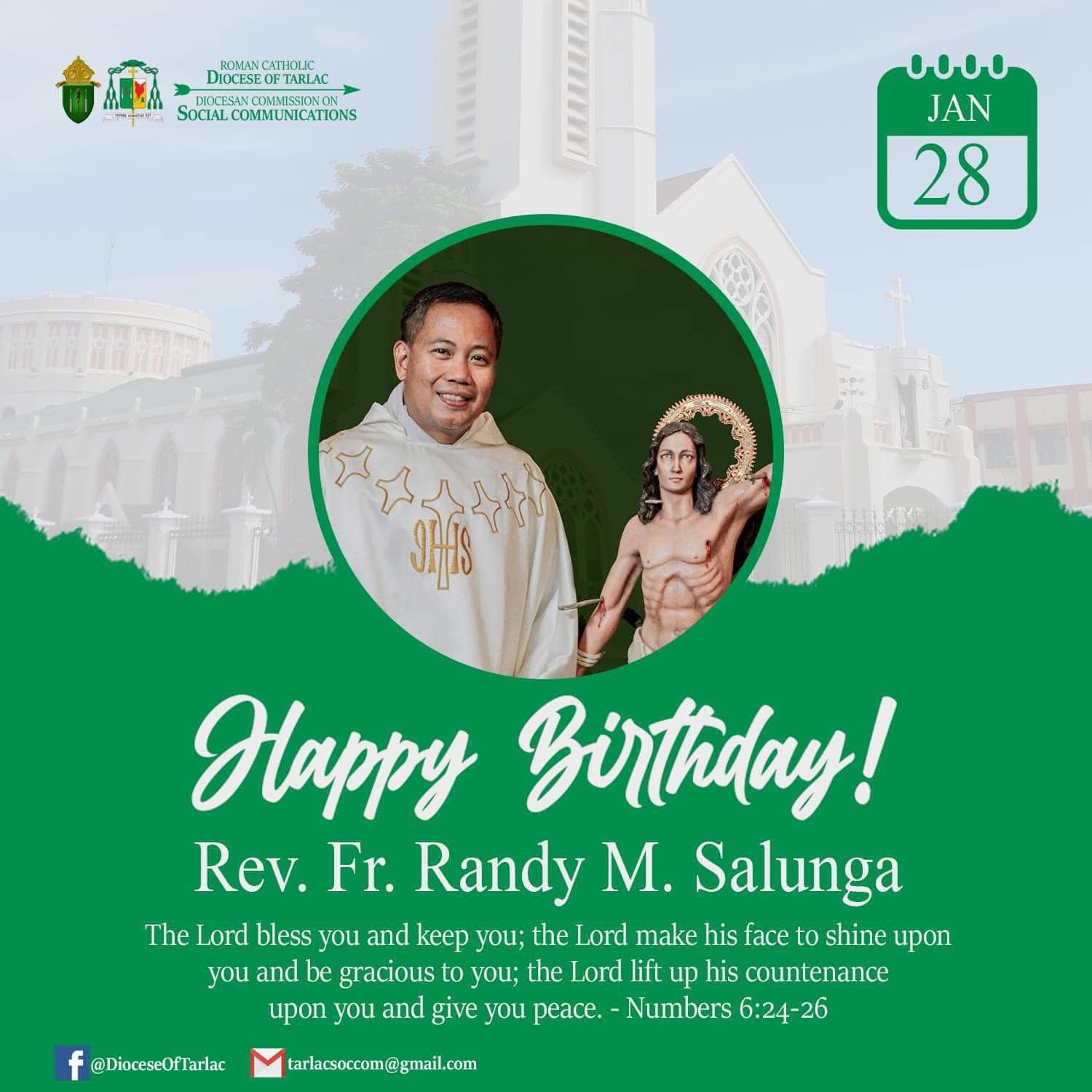DIOCESE OF TARLAC I FELIZ CUMPLEAÑOS As one family, let us join Rev. Fr ...