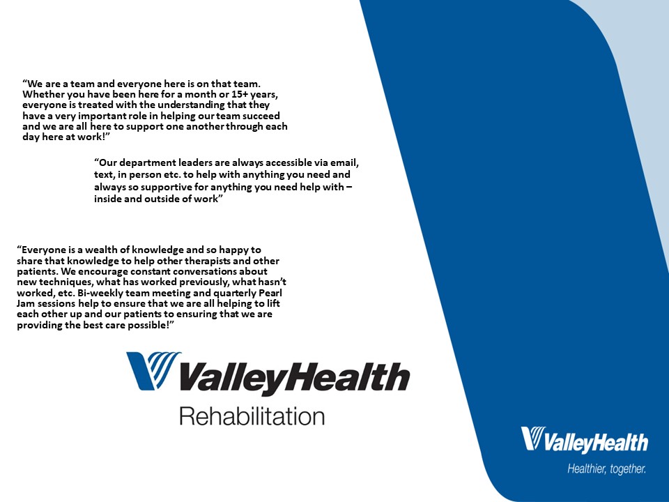 Valley Health Careers added a new... - Valley Health Careers