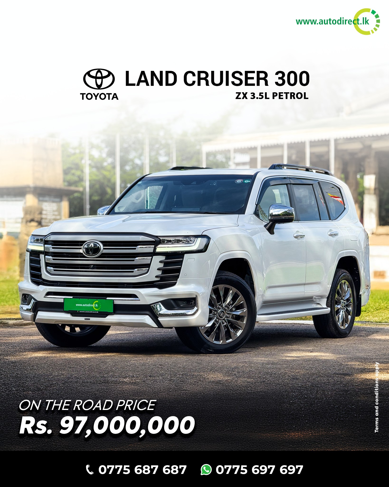Autodirect - Now available at Rs. 97,000,000 – Toyota Land Cruiser