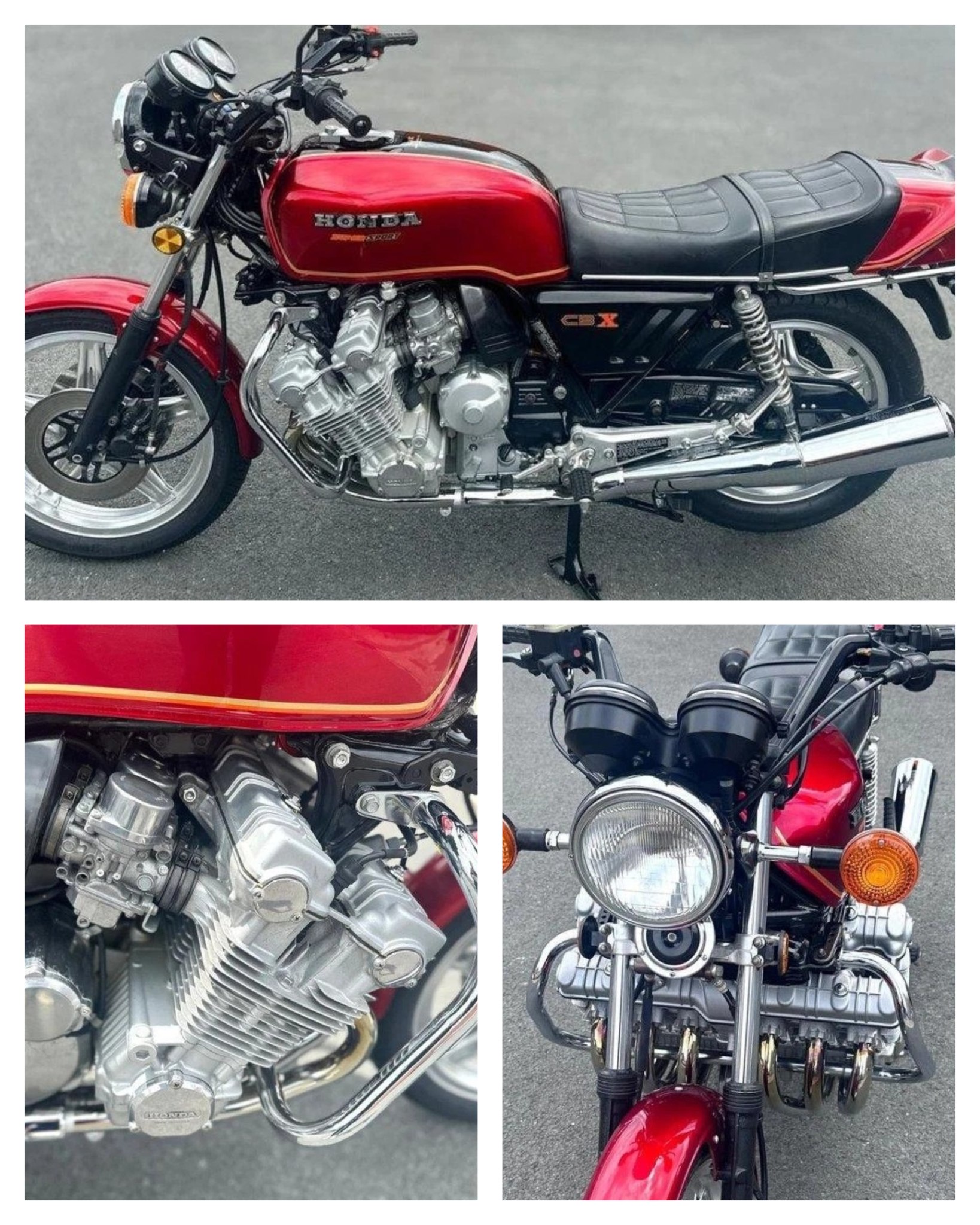 Classic - Ad: 1979 Honda CBX1000 in Candy Glory Red On eBay here