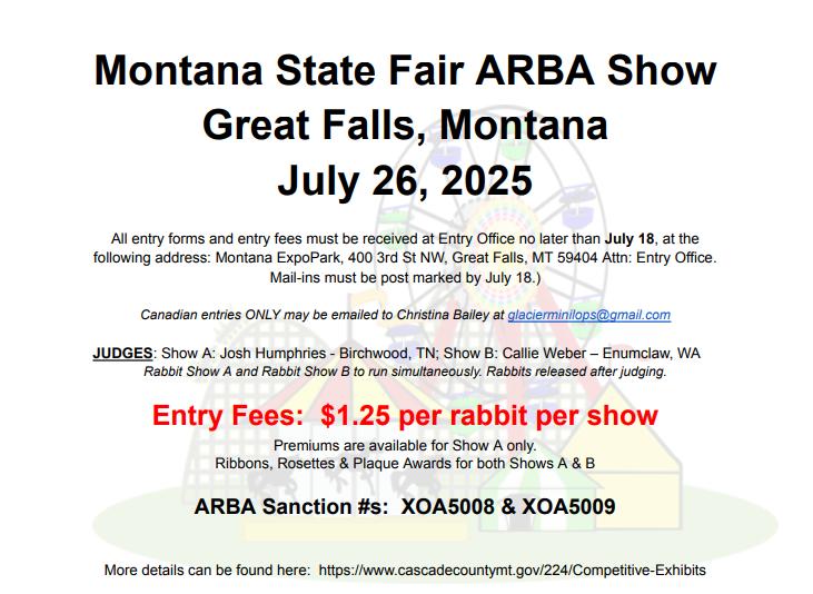 Northwest Montana Rabbit Enthusiasts | Shelby MT