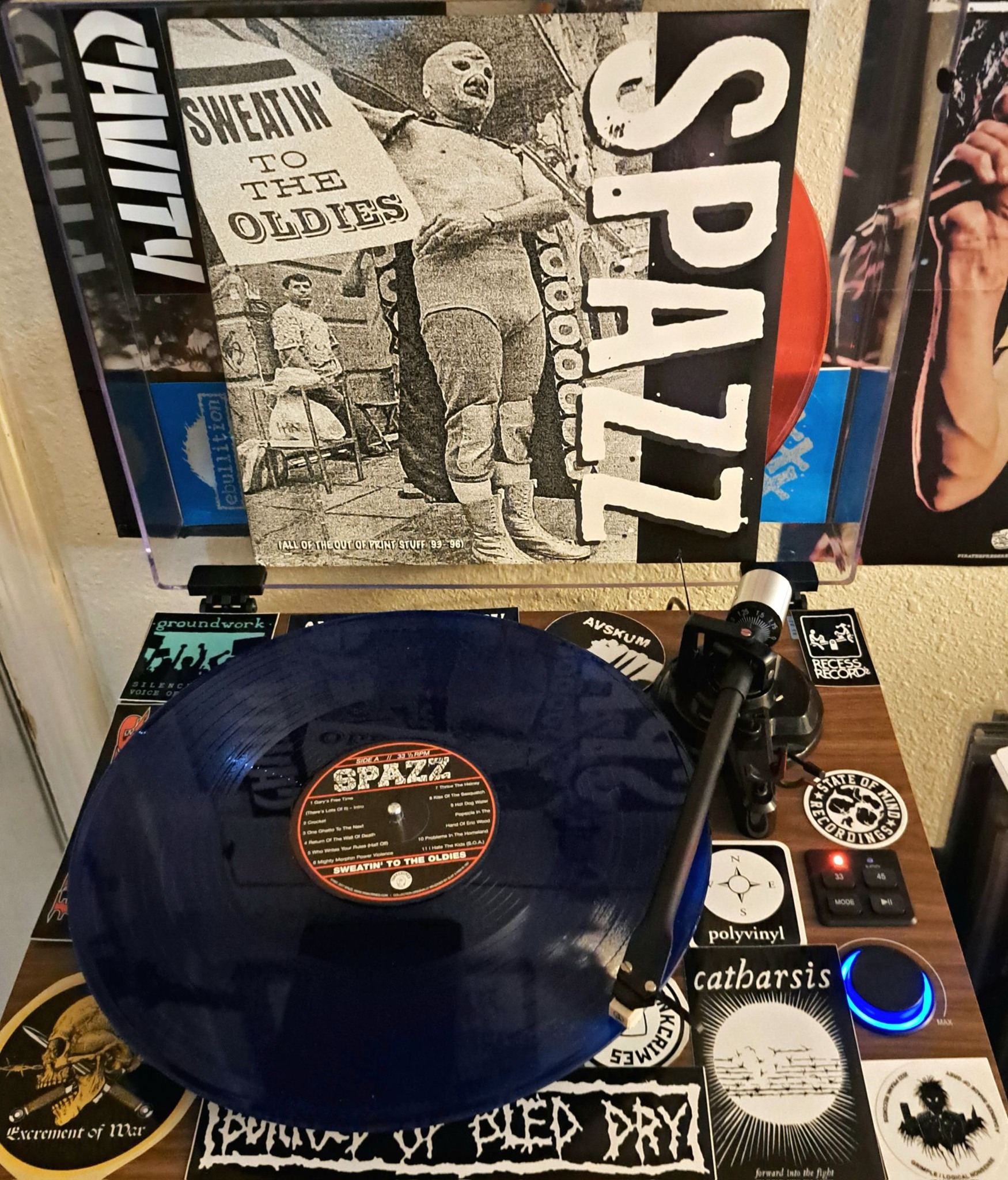 Spazz and Charles Bronson split 7-inch release
