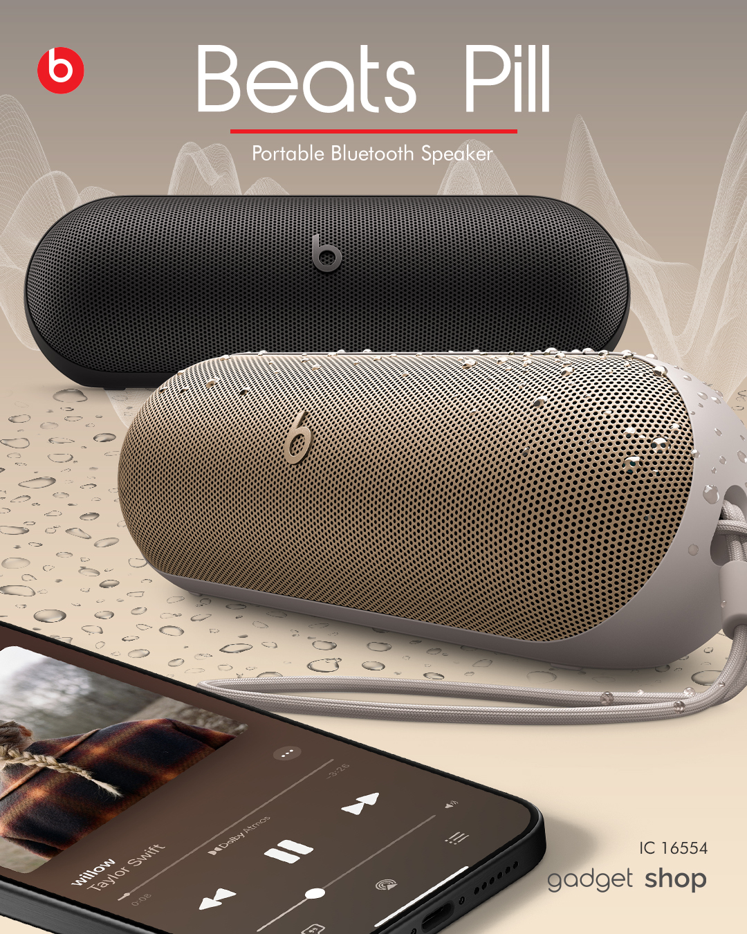 Vear is back. Beats Pill speaker holder designed by Verdy in Tokyo
