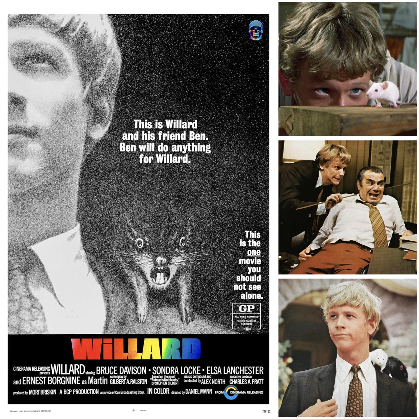On - On June 18, 1971 “Willard” was shown in New York City! Directed by ...