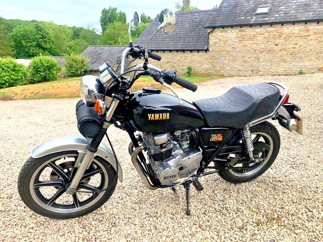 The 1980 Yamaha XS 250 Custom is a striking example of classic