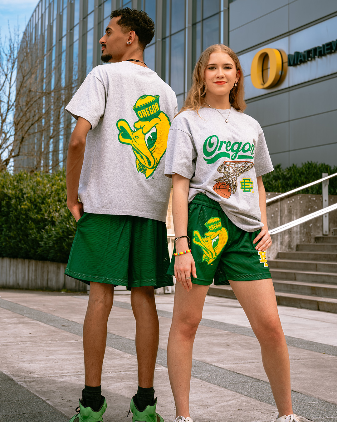 From the court to campus. eric emanuel x #DuckFriday