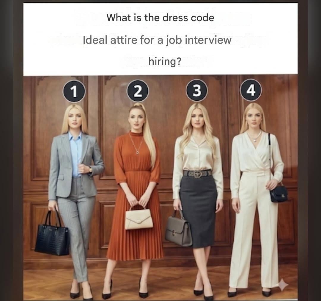 ladies dress code for job interview Great examples of attire female interview outfit