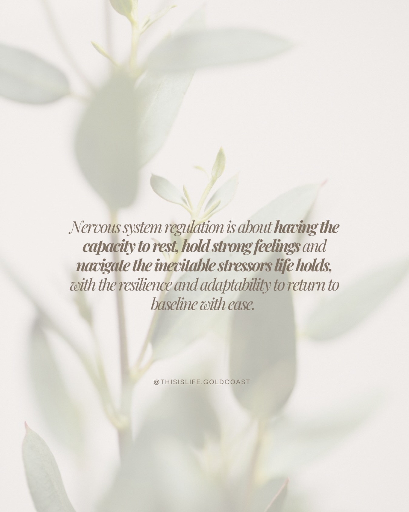 This - Your nervous system is designed to be incredibly adaptive. It’s ...