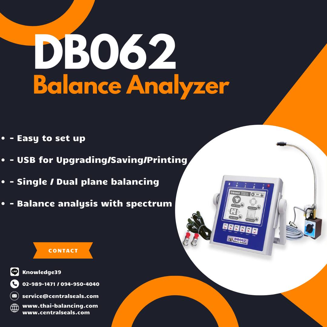 🎗 DB062 Balance Analyzer 🎗 เครื่องบาลานซ์หน้างาน ( Field Balance ) 🥇 ...