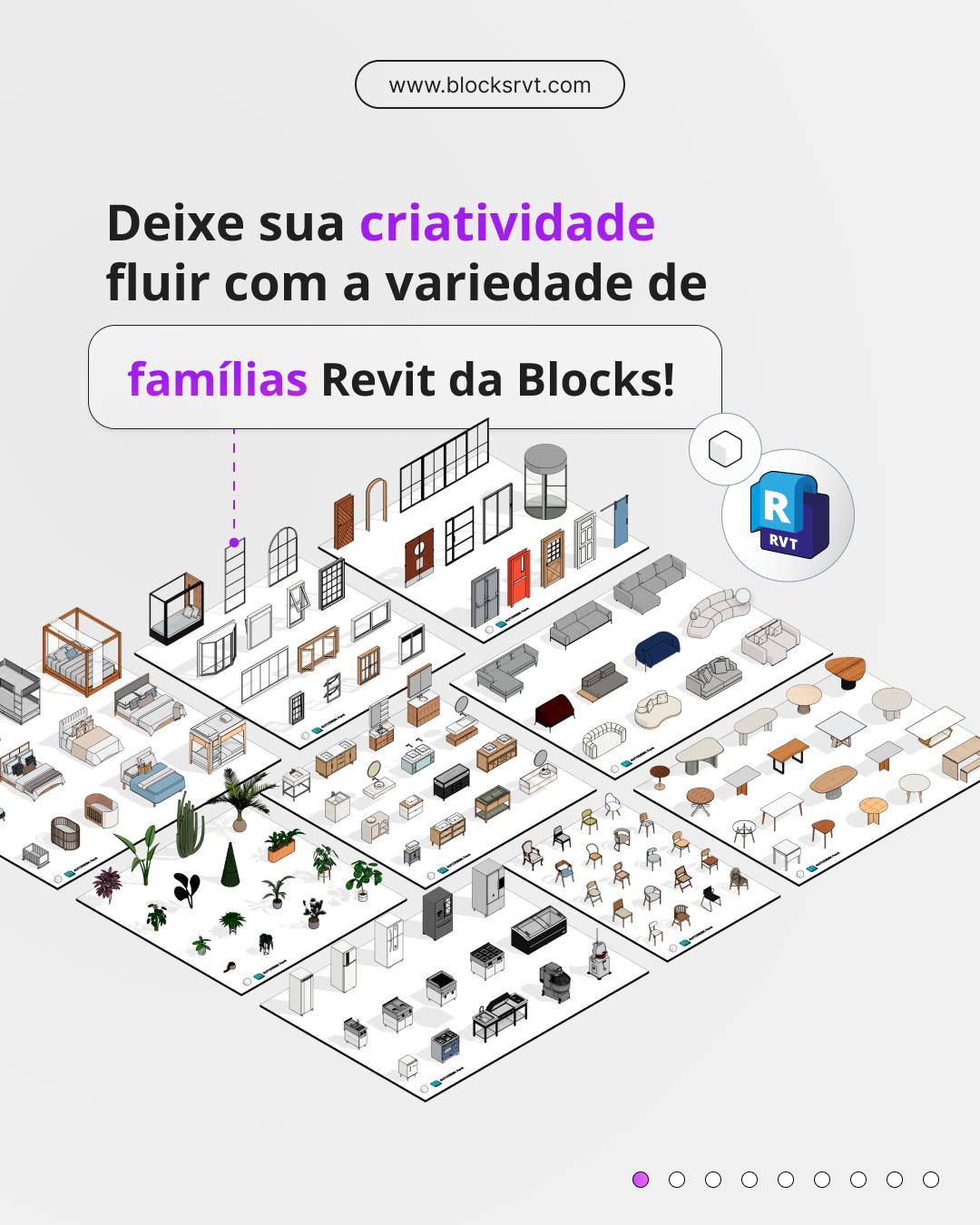 Blocks Revit - 🔍 Confira os detalhes das diversas famílias... | Facebook