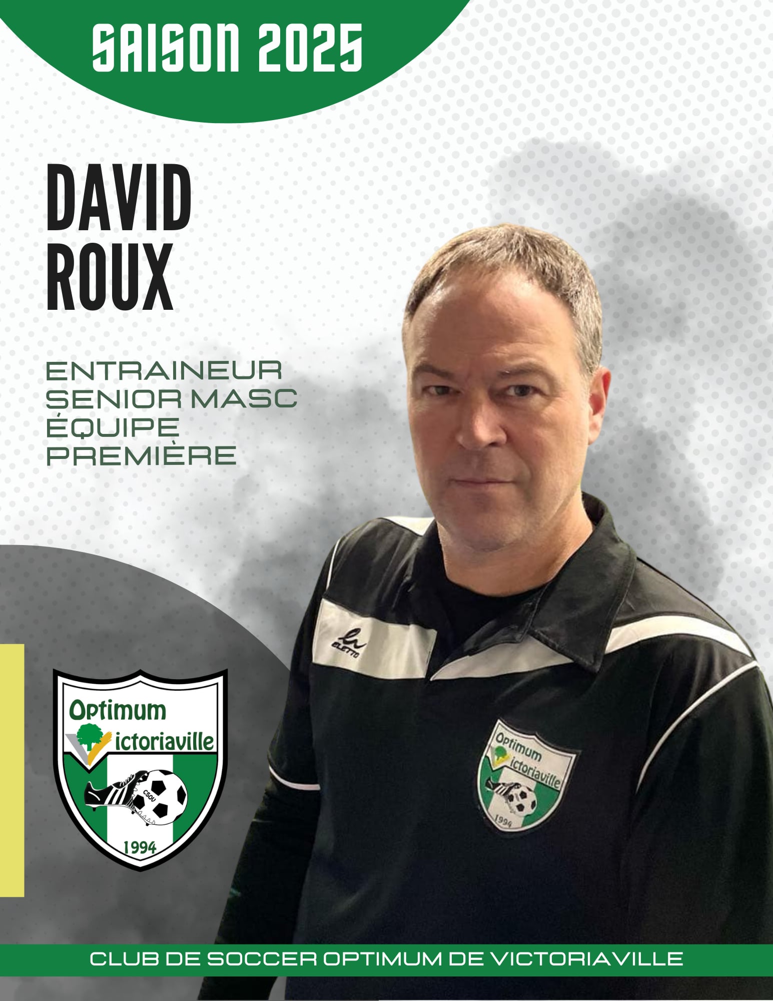 Club - 📢 David Roux de retour à la tête de notre équipe Senior D1! ⚽ ...