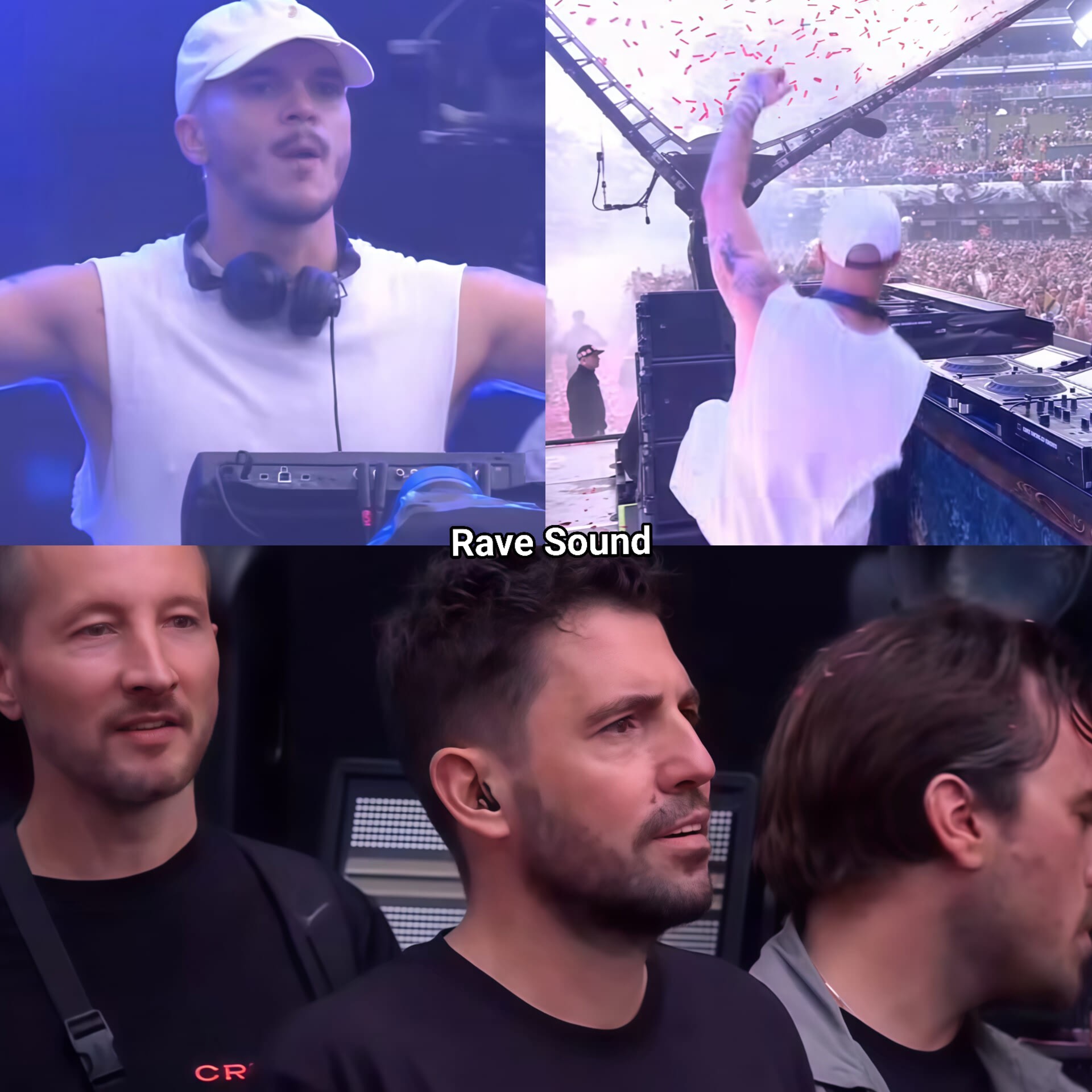 Rave - LA CARA DE DIMITRI VEGAS 🤡 Al ver que Nico Moreno, tocó una rola ...