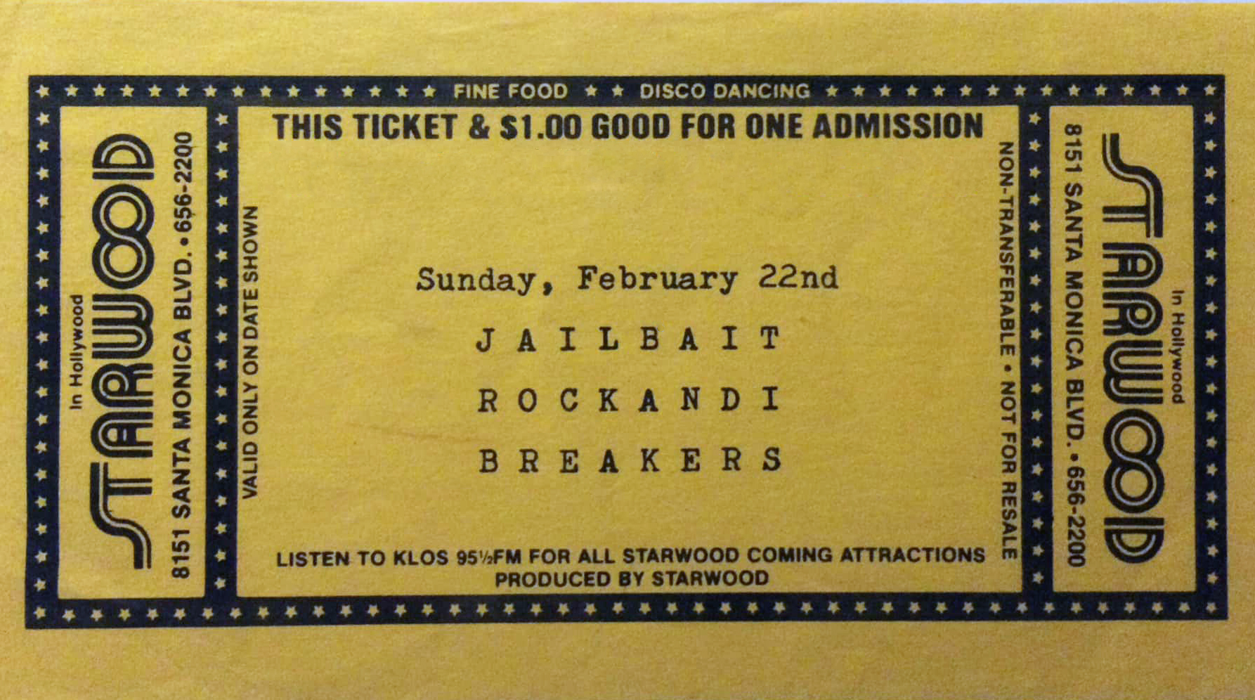On this day in 1981, Nikki Sixx, Mick Mars, and Tommy Lee attended