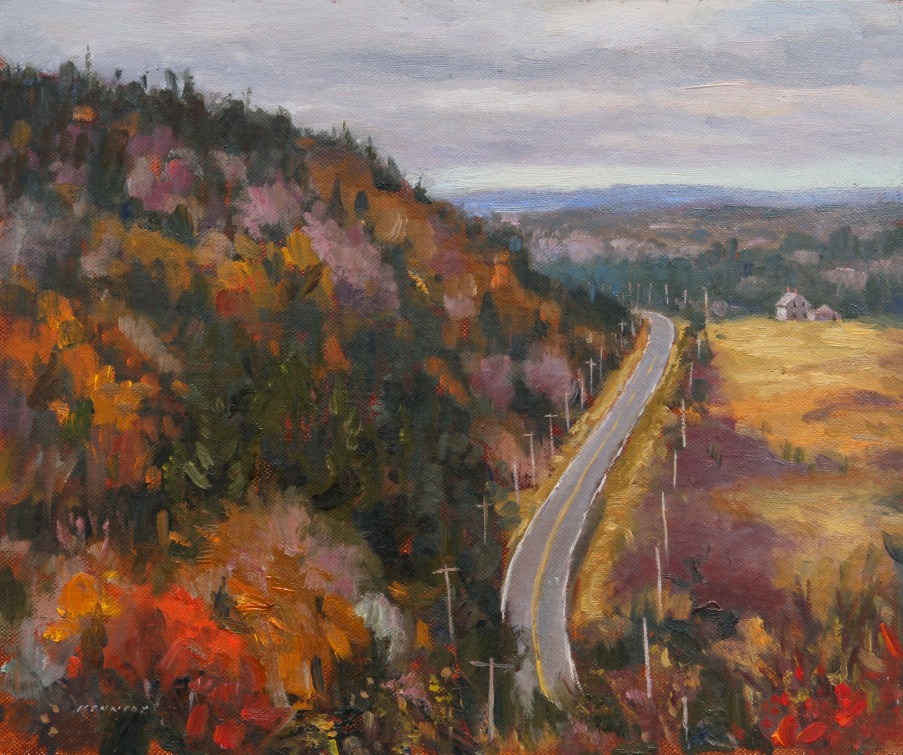 Steve - This piece was done quickly from an elevated point at Digby ...