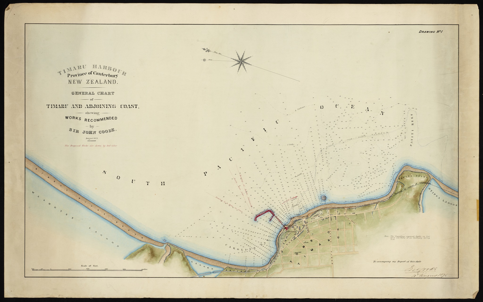 Wuhootimaru - Throwback to Timaru’s coastline before the Port was built ...