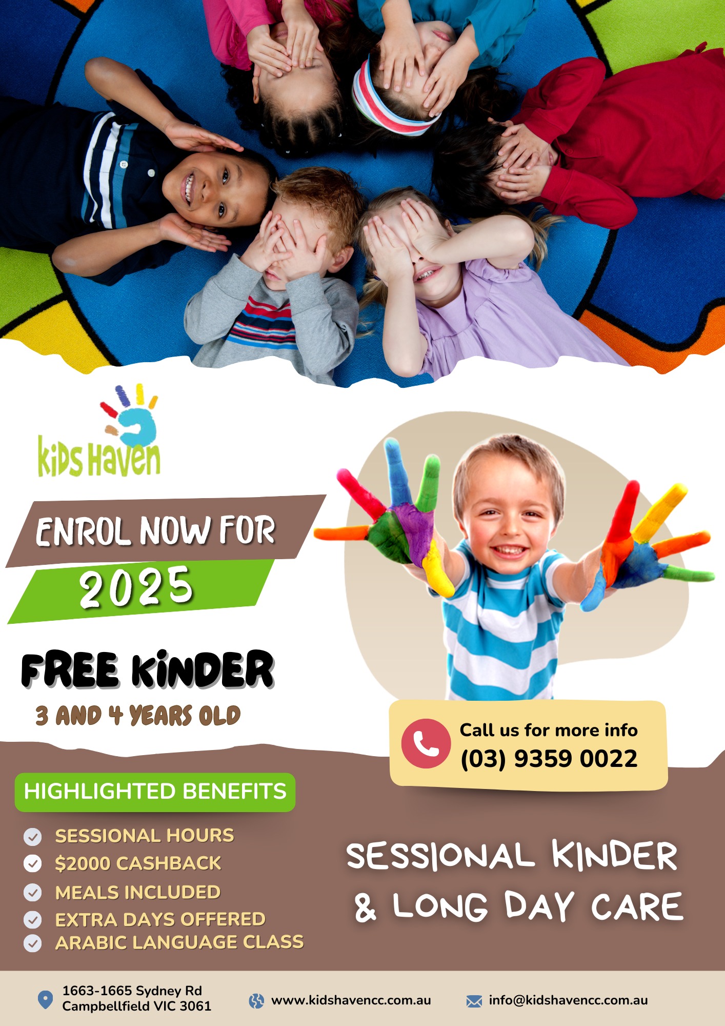 📢 Enrolments Open for 2025 at Kids... - Kids Haven Childcare