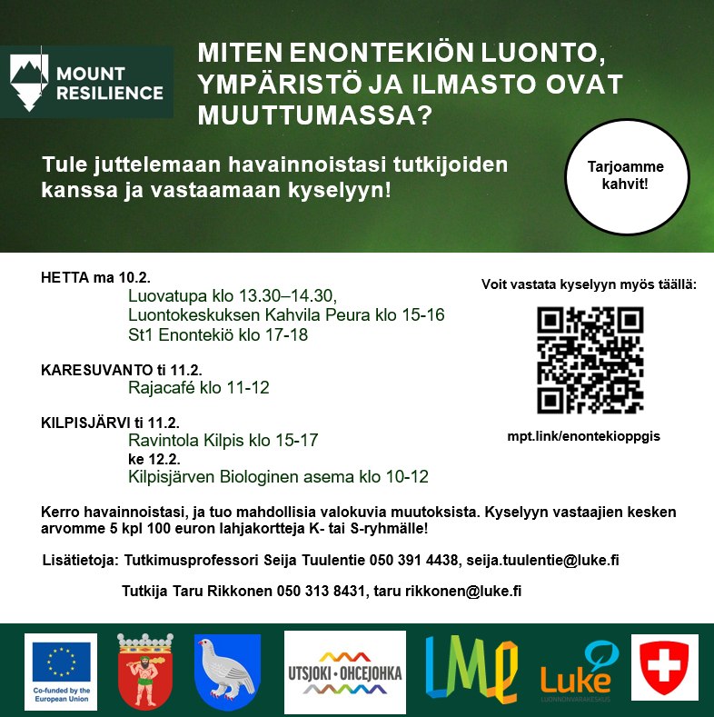 Kilpisjärvi ja Käsivarren erämaa-alue - Lumilippa Salmikurun yllä ...