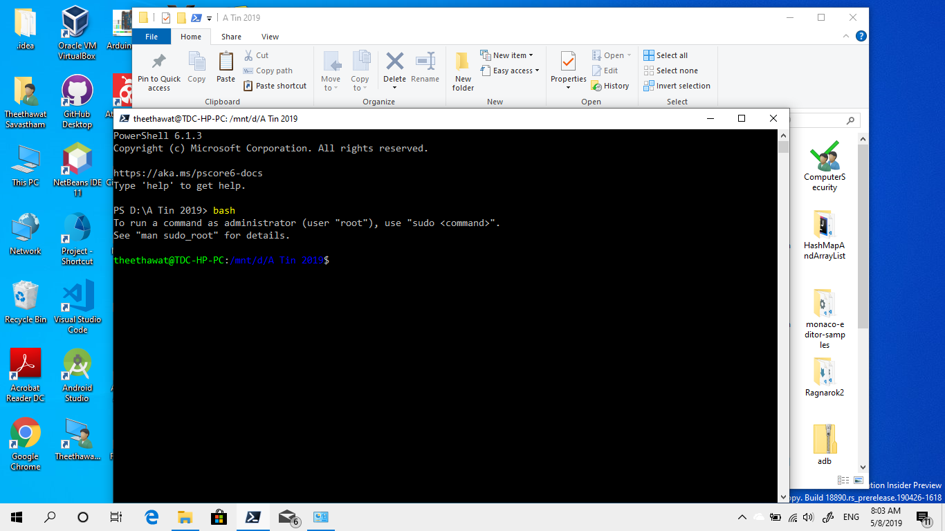 โอ้พึ่งรู็ว่าเราสามารถรัน Linux Shell... - The Duck Creator
