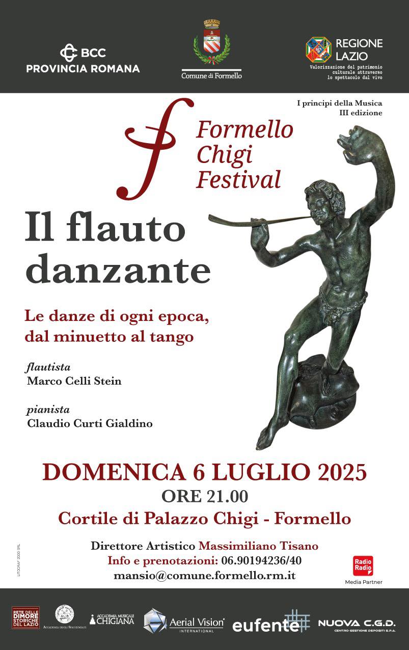 𝗙𝗢𝗥𝗠𝗘𝗟𝗟𝗢 𝗖𝗛𝗜𝗚𝗜 𝗙𝗘𝗦𝗧𝗜𝗩𝗔𝗟 🎼 𝗜 𝗽𝗿𝗶𝗻𝗰𝗶𝗽𝗶... - Comune di Formello | Facebook