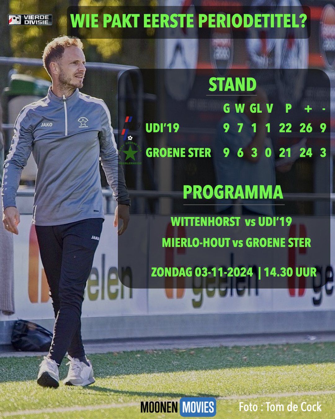 Moonen - ⚽️ #𝗠𝗔𝗧𝗖𝗛𝗗𝗔𝗬 | 𝗪𝗜𝗘 𝗣𝗔𝗞𝗧 𝗗𝗘 𝗘𝗘𝗥𝗦𝗧𝗘 𝗣𝗘𝗥𝗜𝗢𝗗𝗘? 𝗜𝗦 𝗛𝗘𝗧 𝗨𝗗𝗜'𝟭𝟵 𝗢𝗙 ...