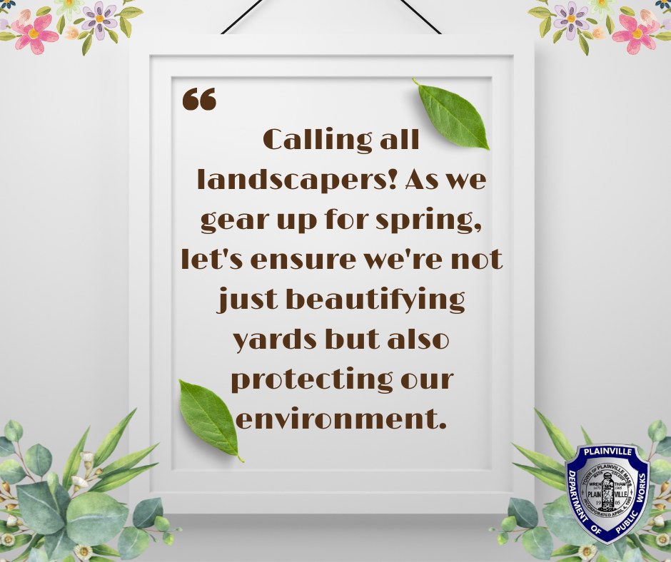 Plainville - 🌿🌧️ Hey landscapers! As spring approaches, let’s protect ...