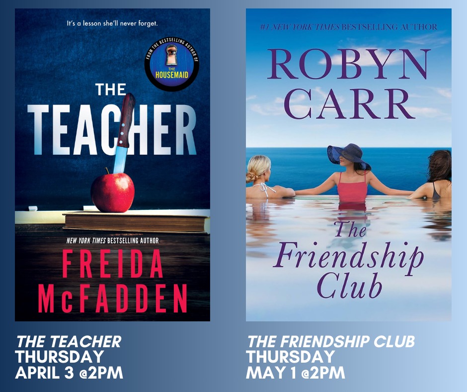 D.R. - Join the book club this month reading The Teacher by Freida ...