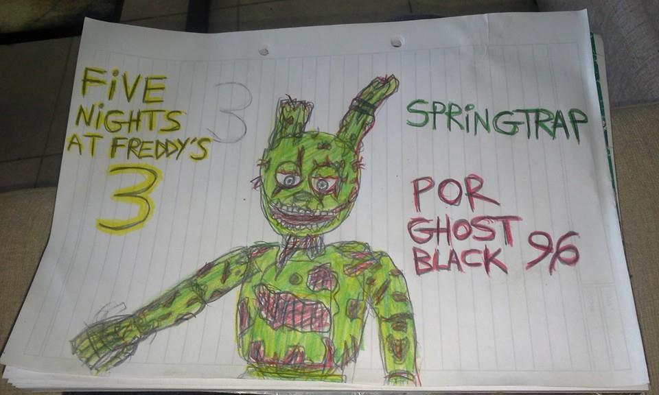GHOST BLACK 96 - MI DIBUJO DE SPRINGTRAP DE FNAF 3 (... | Facebook