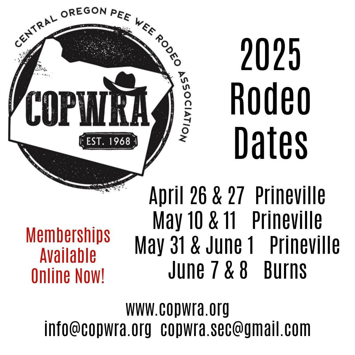 Central Oregon Pee Wee Rodeo Association