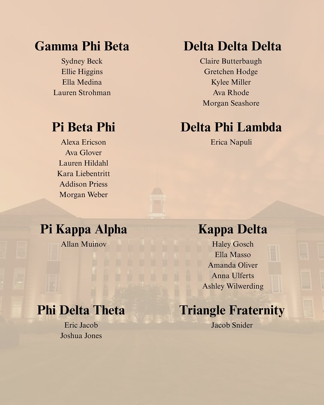 Order of Omega - Rho Epsilon of UNL | Lincoln NE
