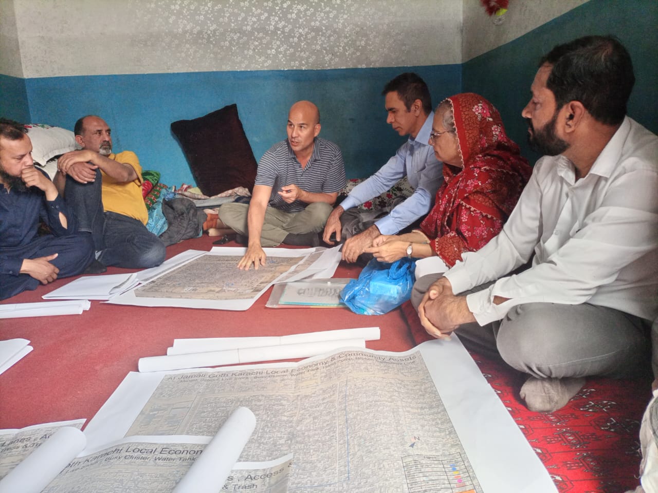 Technical - TTRC Team visited at Jamali goth for community mapping with ...