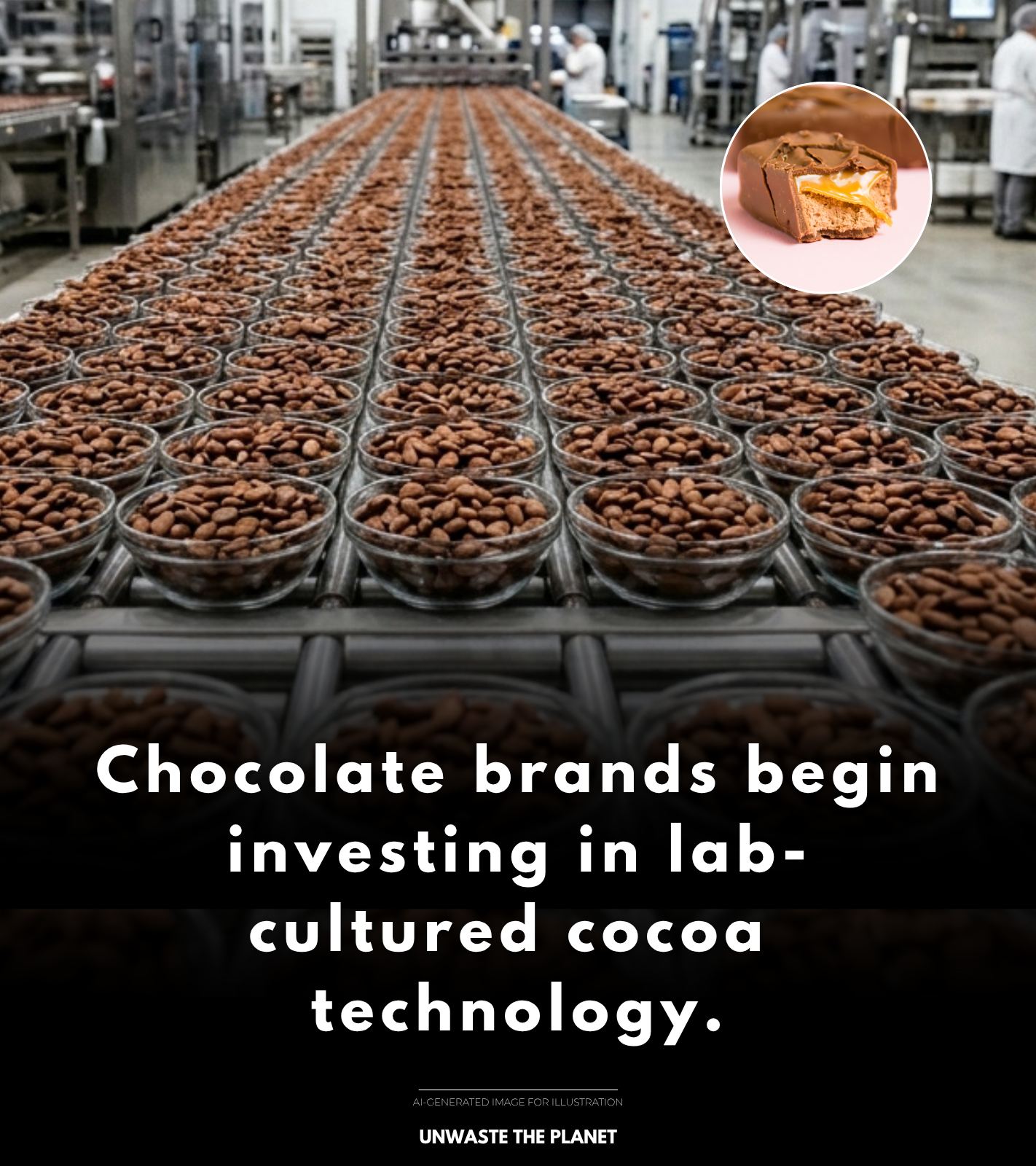 While lab-grown cocoa is marketed as an eco-friendly solution