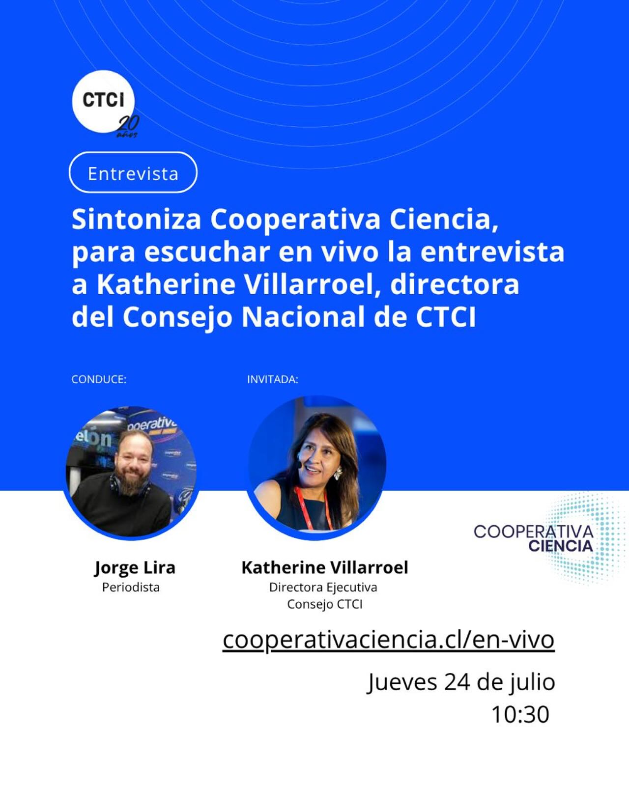 Consejo - 🎙️ Hoy jueves 24 de julio, nuestra directora ejecutiva ...