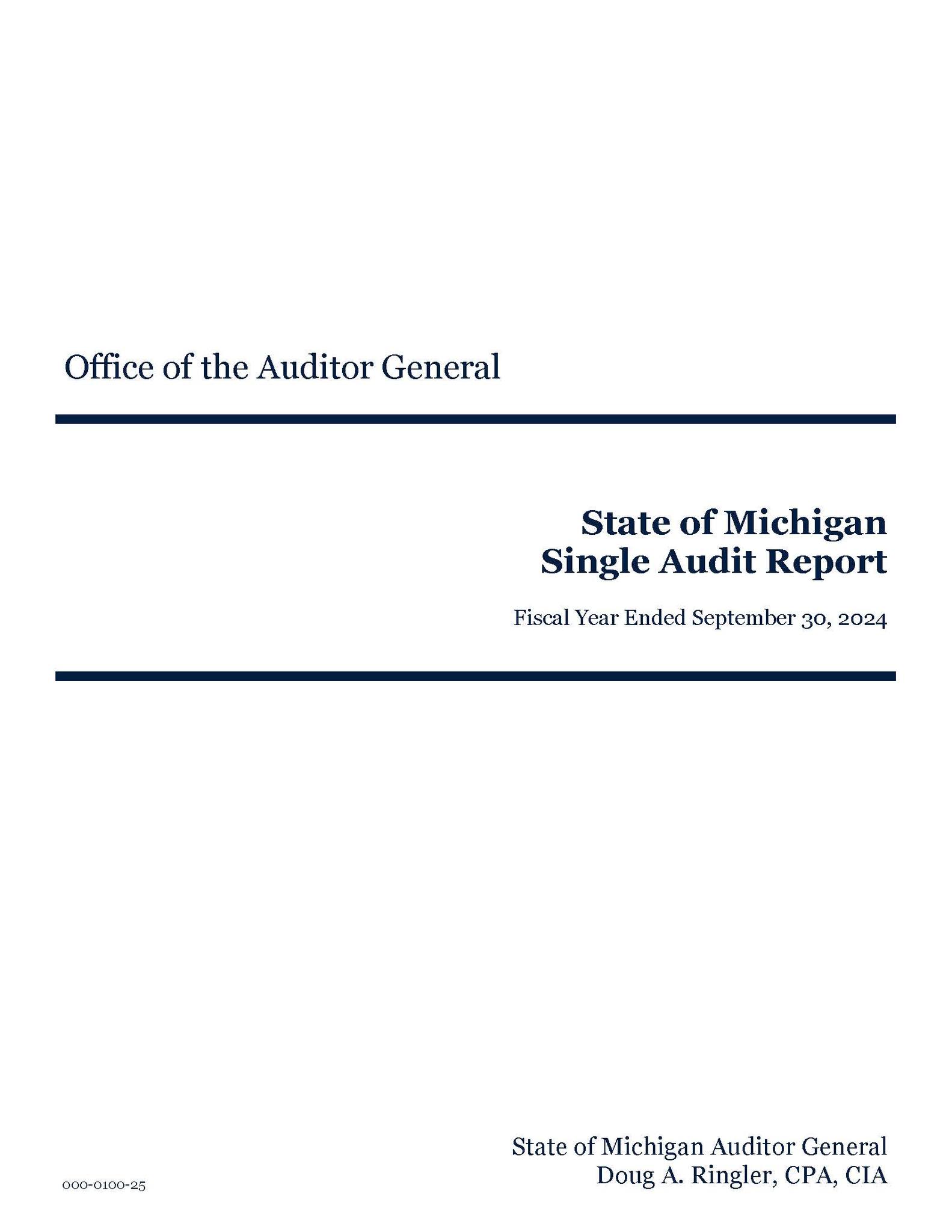 Michigan Office... - Michigan Office of the Auditor General