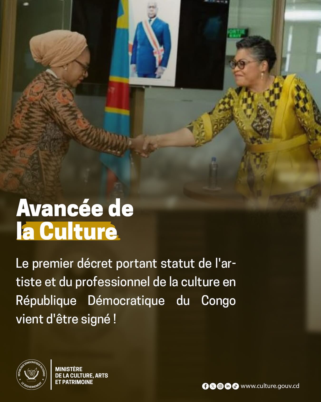 La... - Ministère de la Culture, Arts et Patrimoine RDC | Facebook