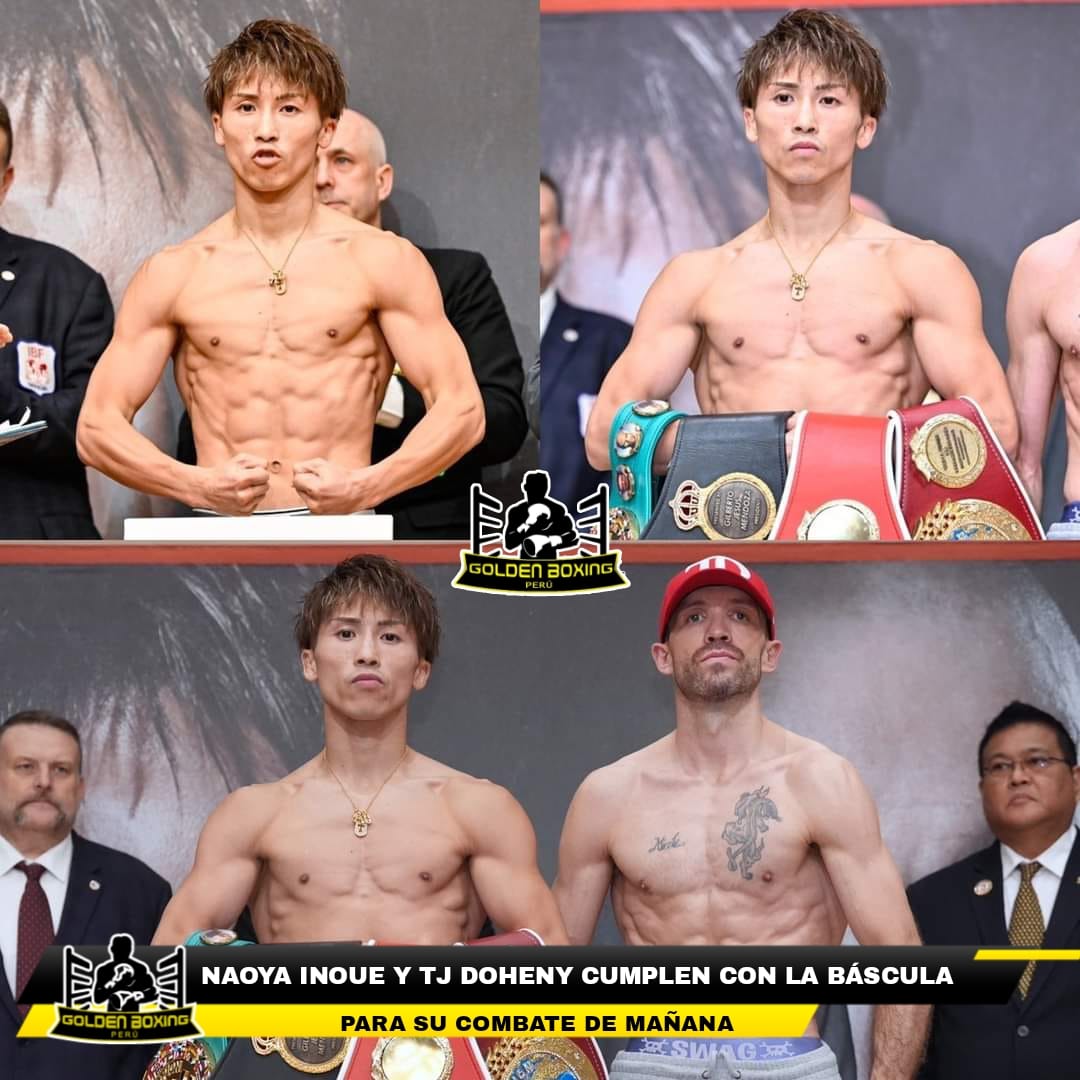 [ PESAJE OFICIAL] Se realizó el... - Golden Boxing Perú