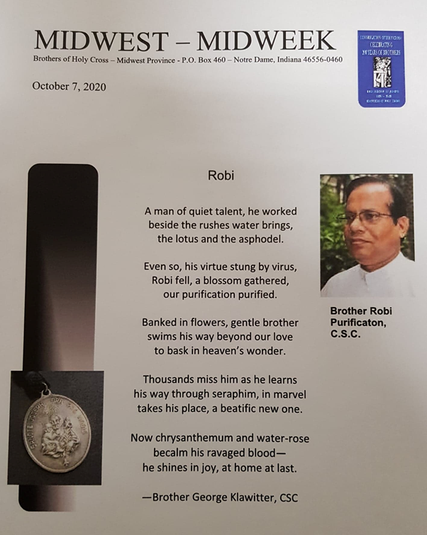 Brother Robi Purification, CSC