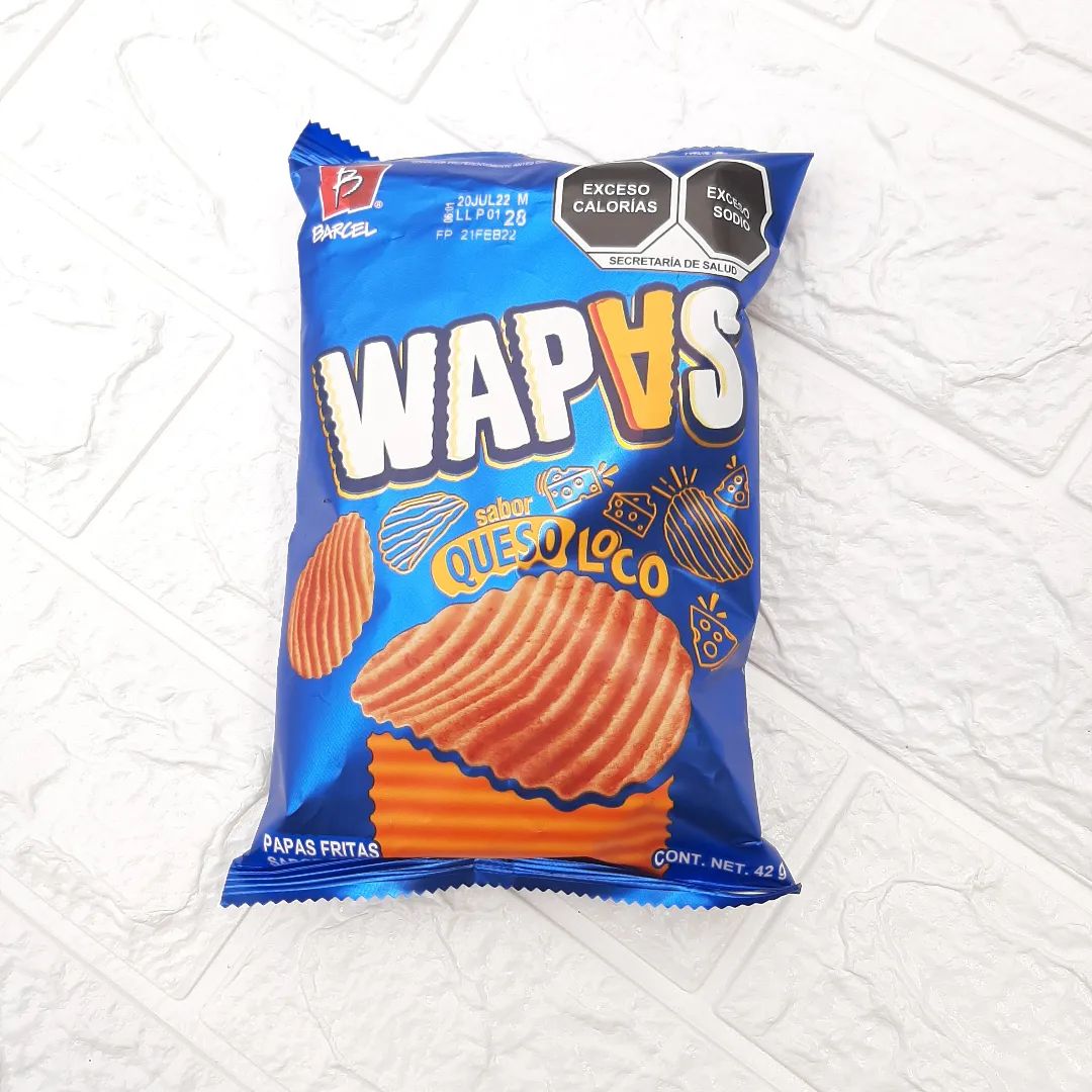 WAPAS QUESO LOCO🤪 42g Q7.00 - Tiendalamexicanagt
