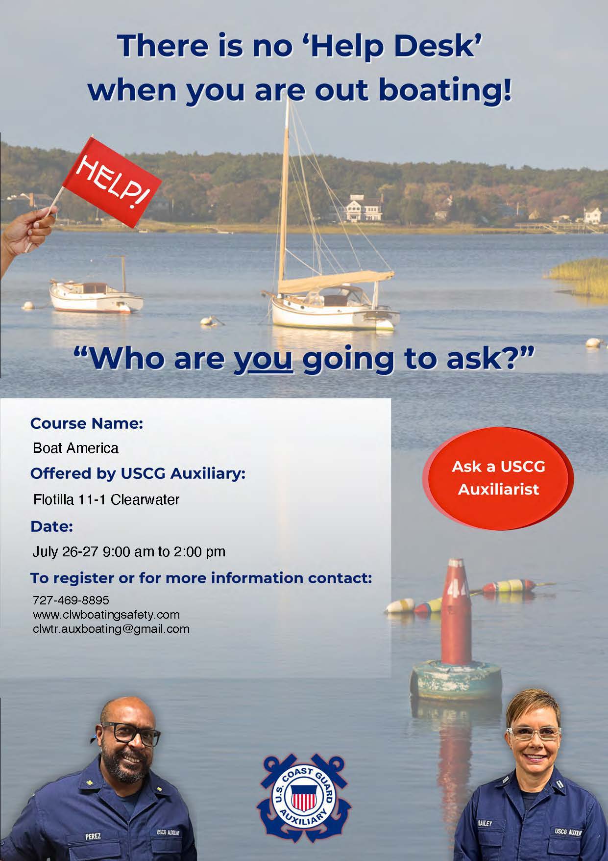 USCG - JULY 26-27 - Boat America course Don't miss our upcoming Boat ...
