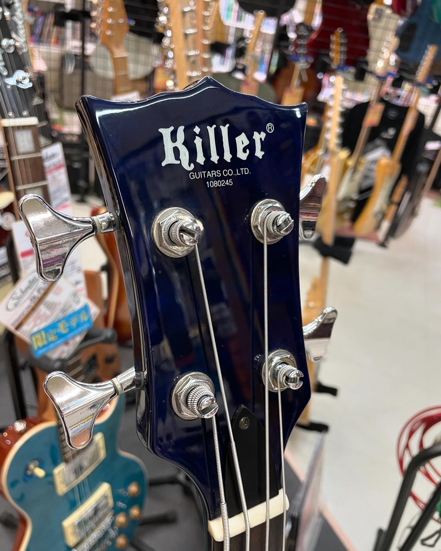 Killer KB-EVIL STIGMA キラーのレスポールタイプベースが中古品で入荷 