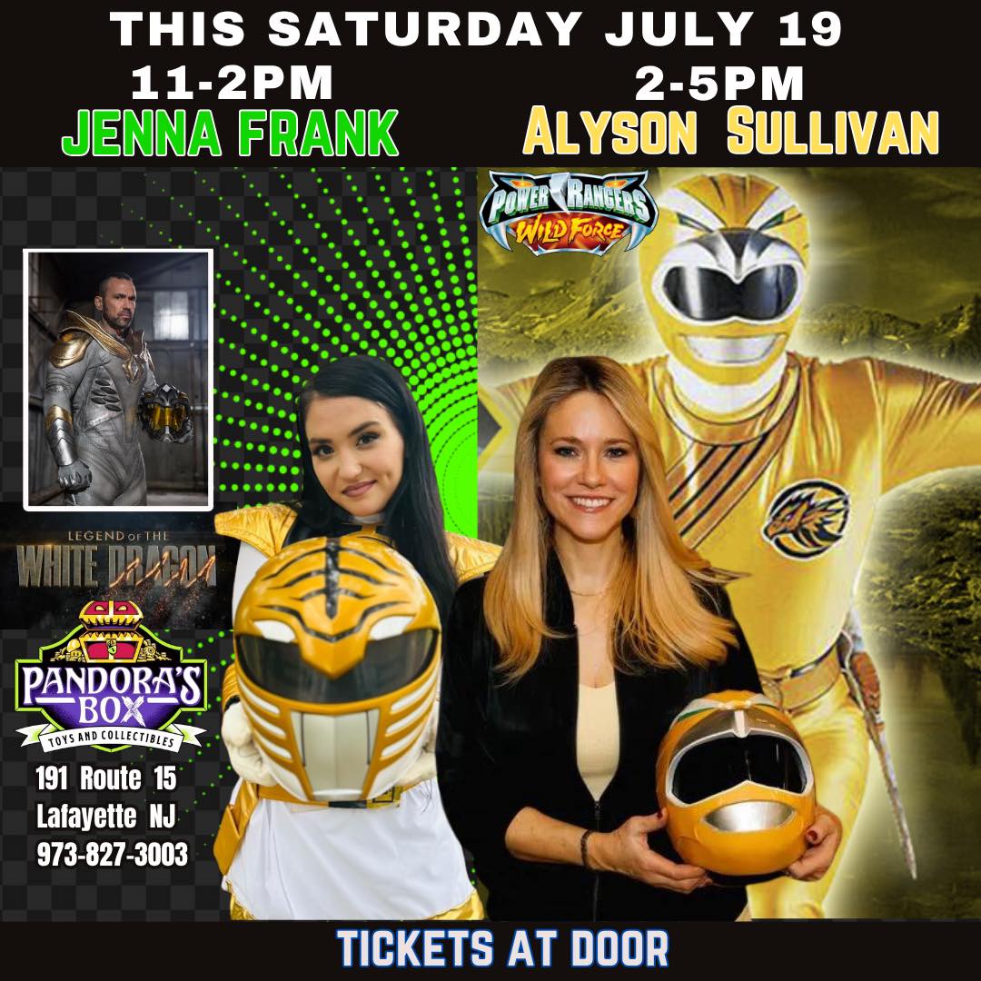 Pandora's - POWER RANGERS fans get ready!! THIS SATURDAY, July 19th ...