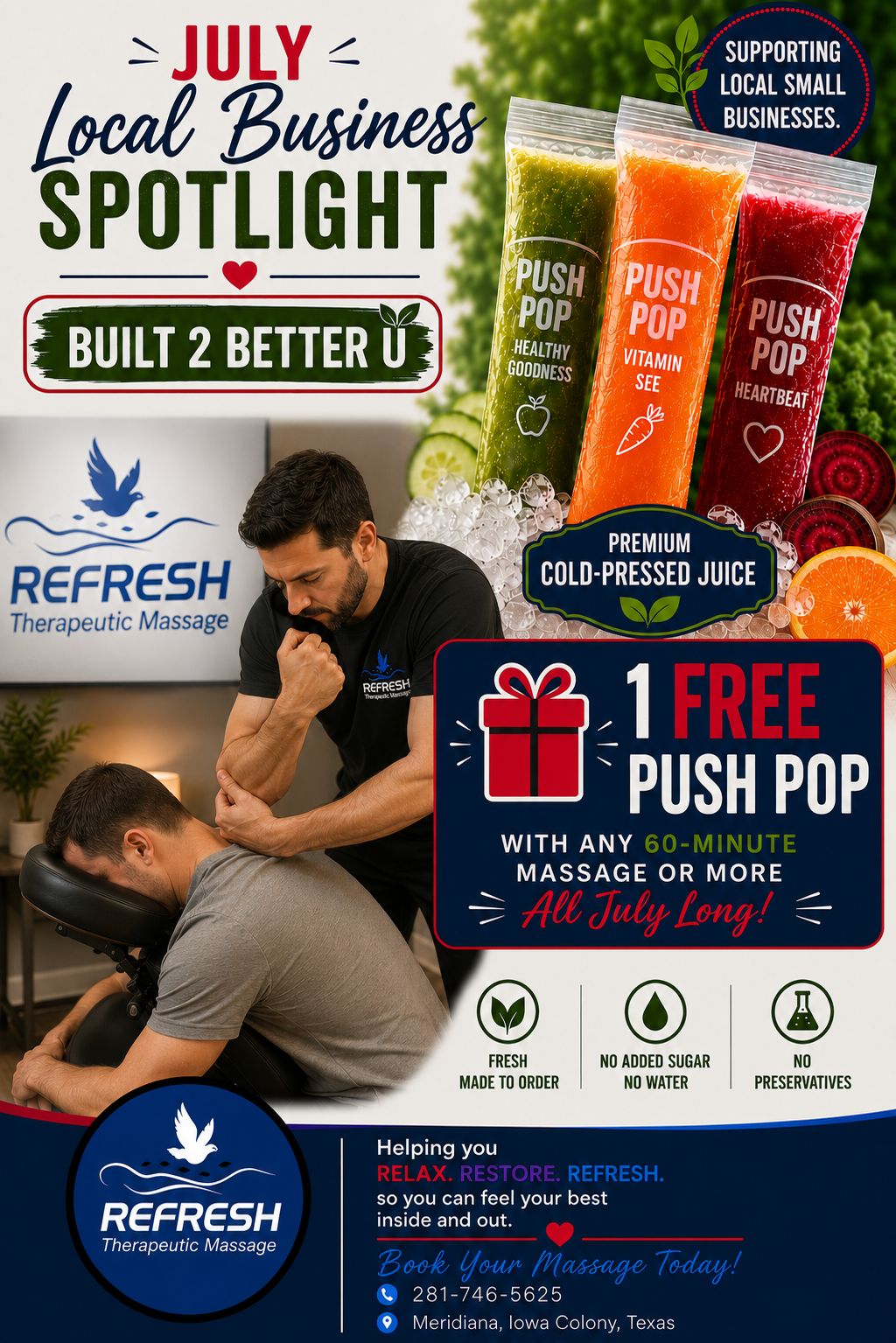Refresh Therapeutic Massage | Iowa Colony TX