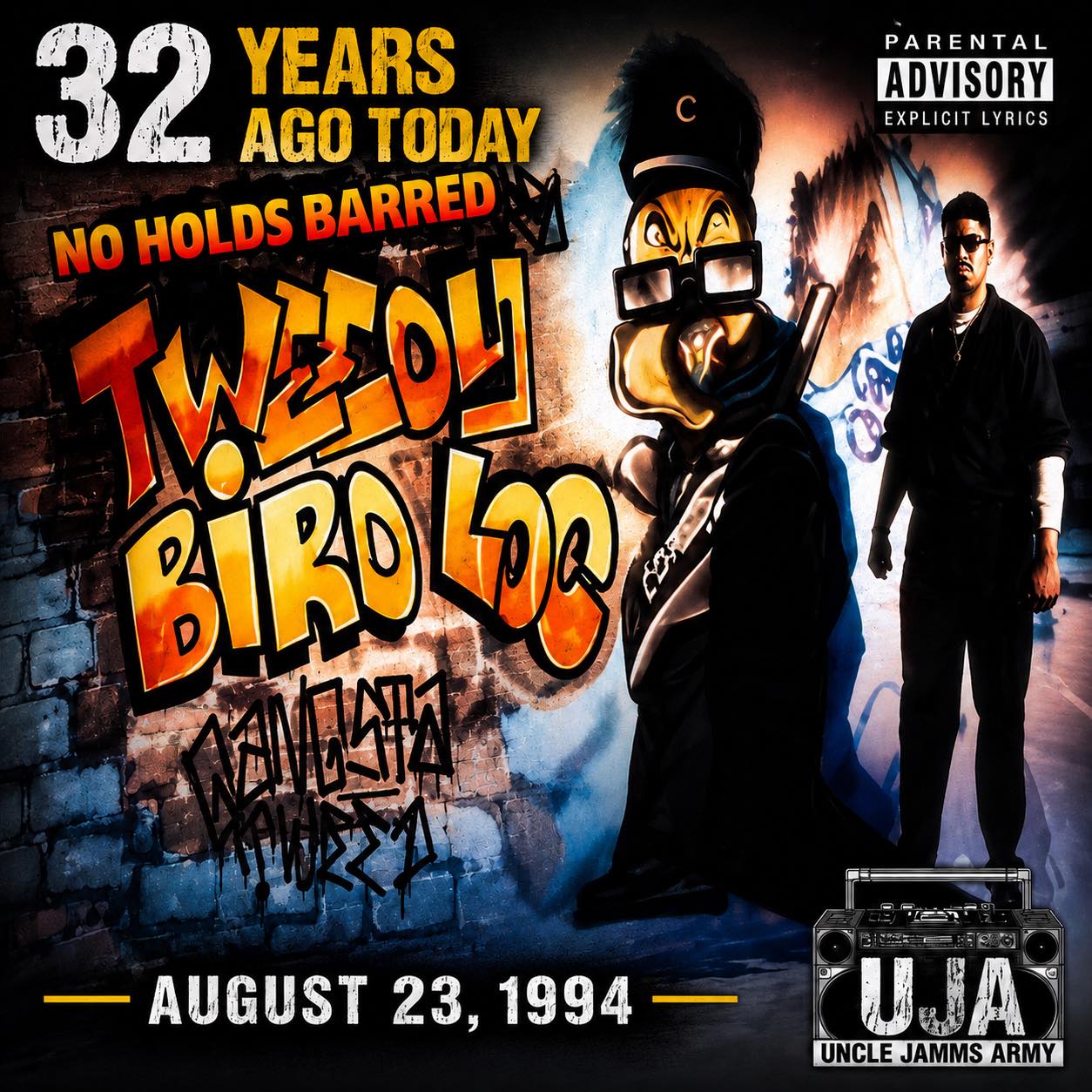 Tweedy Bird Loc g rap 新品 32 years ago today, Tweedy Bird Loc