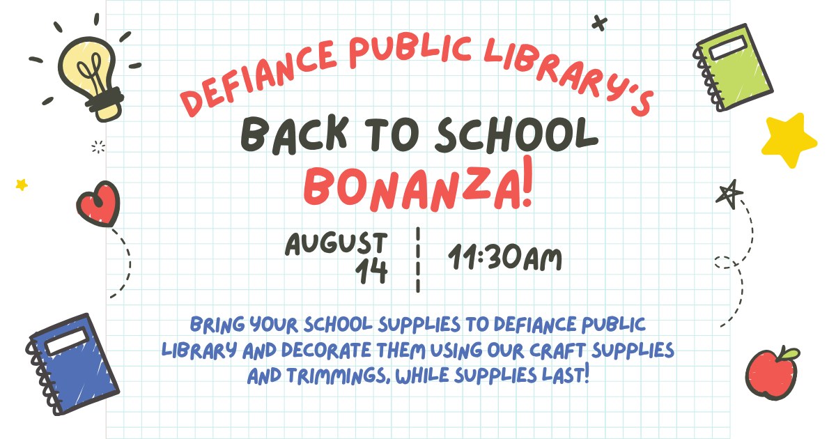 Defiance Public Library... - Defiance Public Library System