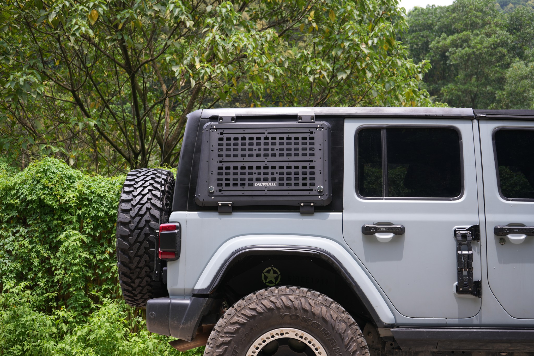 Tac Side Window MOLLE Panel For Jeep Wrangler JL/JLU 2-in-1 side 