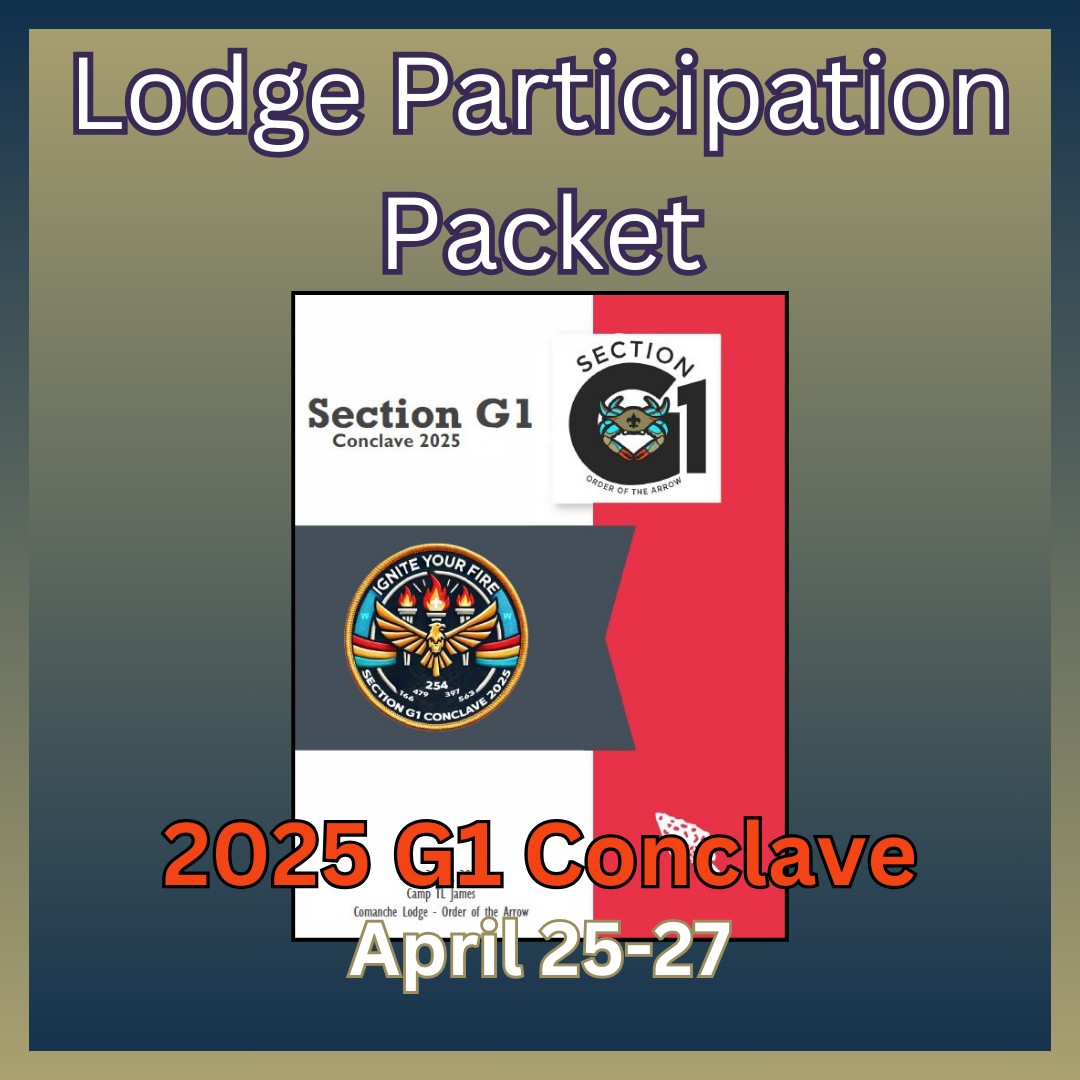 Section - We are pleased to announce the Conclave Lodge Participation ...