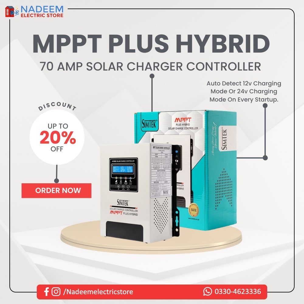 Nadeem - 🌞 Simtek MPPT Plus Hybrid Solar Charge Controller 🌞 🔋 Powerful ...