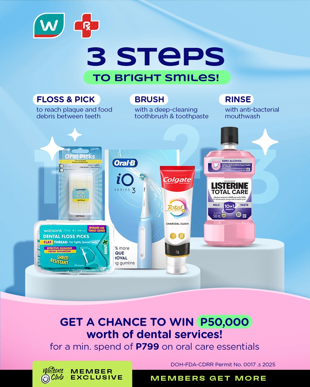 Watsons - Just 3 steps for 1 goal: Bright Smiles Keep... | Facebook