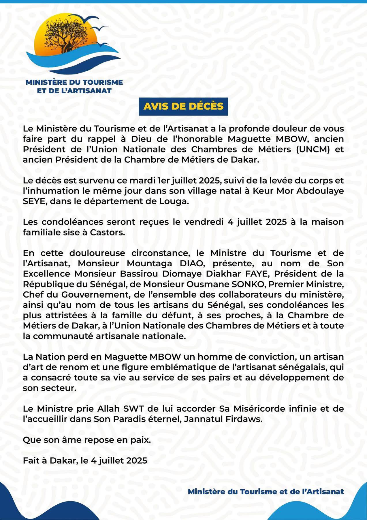 APDA - L’Agence pour la Promotion et le Développement de l’Artisanat ...