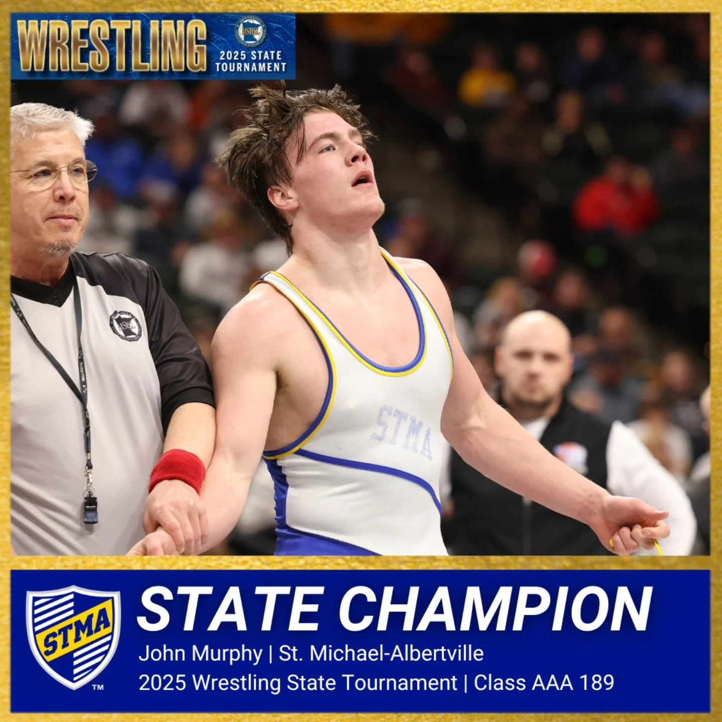 MSHSL - Class AAA 189 🥇 John Murphy, St. Michael-Albertville | Facebook